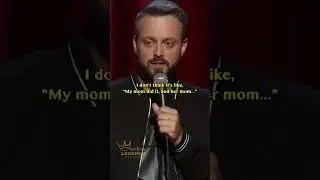 Nate Bargatze | Sixth Sense Silent Treatment #comedy #funny #standupcomedy