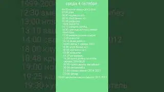 программа передач 2-8 октября 2023