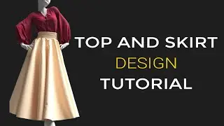 Create Your Own Digital Dress:  Digital Design Tutorial in Marvelous Designer/Clo3D