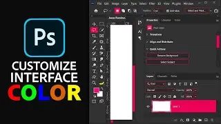 How To CUSTOMIZE The Photoshop Interface Color _ UI color change