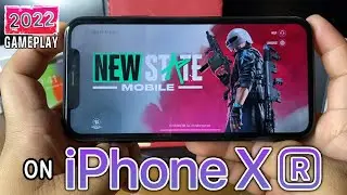 NEW STATE MOBILE Gameplay on iPhone XR in 2022!? | (MAX SETTING) HANDCAM