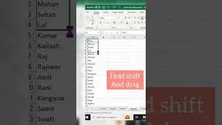 How to insert blank rows in excel