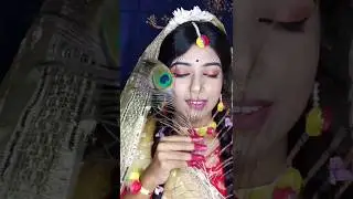 sree krishna gobinda hare murari❤🙏#shorts#radhakrishna#viral# #transformation#makeup#