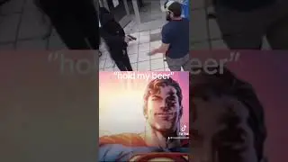 there’s a star man waiting in the sky lol 😂 #funny #superman #viral