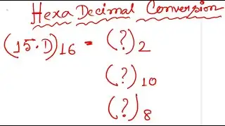 hexadecimal to binary conversion in Bengali | WBHSE Computer Application