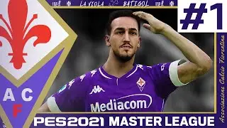 PES 2021 FIORENTINA MASTER LEAGUE #1 - PRESEASON IN THE USA! YOUTH TEAM | Full Manual Gameplay