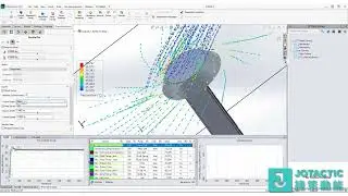 [捷策動能]PART14 Flotherm XT Isosurface Plot Particle Plot Surface Plot Data Inspector