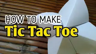HOW TO MAKE TIC TAC TOE | EASY STEPS| ⚜️ CREATIVE ZONE⚜️