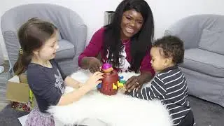 Pop-Up Pirate Challenge With My One Year Old Son & Stepdaughter | Dilias Family.
