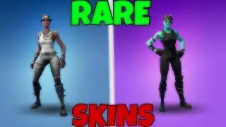 Top 5 RAREST SKINS in Fortnite! (FORTNITE BATTLE ROYALE TOP 5 LIST)