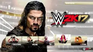 WWE 2K17 Demo   New Main Menu Skins & Options   PS4 XB1 Notion