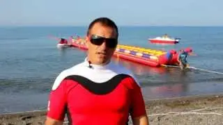 Судак.САМЫЙ ДЛИННЫЙ В МИРЕ АТТРАКЦИОН БАНАН .