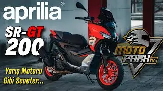 Süper Sport Gibi Scooter !! / Aprilia SR-GT 200 İncelemesi