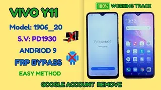 Vivo Y11 (1906) FRP Bypass android 9 || Quick Way to Bypass Vivo Y11 Google Account without PC