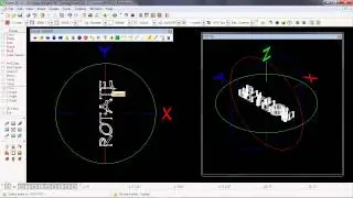DataCAD's 3D Rotate Command