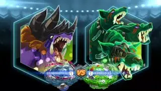 Beyblade burst app~Ben Azuki vs Ken (Betromoth B2 vs Kerbeus K2)