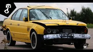 BMW E34 M525d #3 технические испытания; zhmuraTV