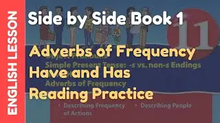 Learn English for Beginners: Side by Side Book 1: Chapter 11 - Adverbs of Frequency, Has and Have