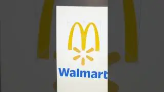 Combining the McDonalds and Walmart logos! 