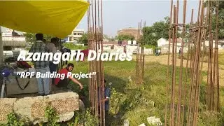 Construction Work Progress Of Building In Azamgarh , UP.