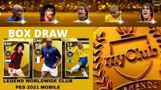 Legends: WORLDWIDE CLUBS BOX DRAW | PES 2021 || EFOOTBALL 2022 LAST BOX DRAW 🔥