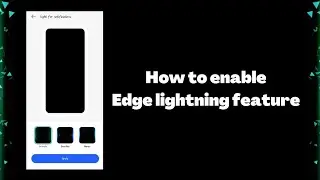 Hidden features of techno Phantom x, edge lightning 🌩️ #technology #technicalsetu #love