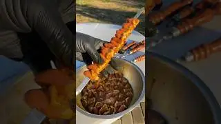 Божественные куриные СЕРДЕЧКИ НА ШАМПУРАХ