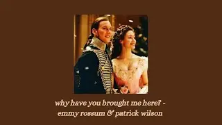 why have you brought me here? - emmy rossum & patrick wilson lyrics