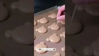 🐻Как сделать макаронс мишки? How to pipe macaron bears?