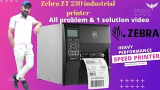 Zebra ZT 230 industrial printer | Full tutorial video @prezotech ( Barcode Matlab Prezotech)