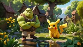 Aventura en la Ciénaga de Shrek #ai #shrekmexicano #shrekbuchon #niños #cuentosparaniños