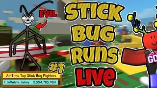 MORE CONTENT [MORNING STICKBUG STREAM BEE SWARM brainrot simulator]