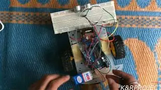 Obstacle avoiding robot with arduino
