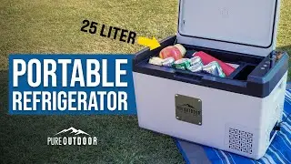 25L Portable Refrigerator, Perfect for Camping, Picnics, and Car Travel - by Pure Outdoor