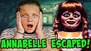 ANNABELLE ESCAPED! Aubrey spends 24 HOURS OVERNIGHT with ANNABELLE!