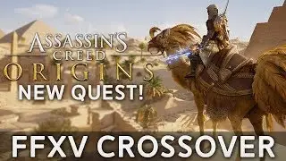 Assassin's Creed Origins | Final Fantasy XV Crossover Quest - Puzzle, Gear, Mount