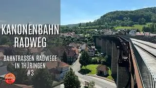 🚴🏻‍♀️Bahntrassen Radweg Kanonenbahnradweg - 1500m langer Tunnel, grandioses Viadukt, Draisinen