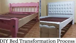 DIY How To Transform An Old Bed Into A Modern Luxurious Bed