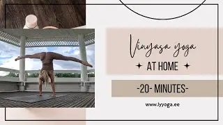 20 MIN. Vinyasa Intermediate level.(Intermediate level) NO TALKING Ly Yoga