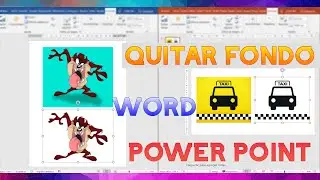 Como Quitar el FONDO a una Imagen usando WORD y POWER POINT