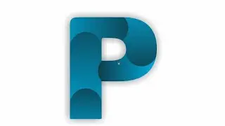 Simple P design (Corel draw x7).
