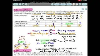 Lesson 1.5 - Linear System Applications (Part 2)