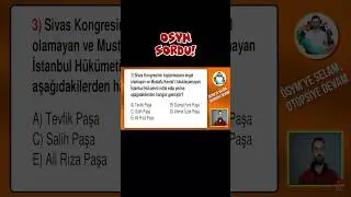 Soru Tahmin , KPSS Tarih Soru Çözümü - Genel tekrar 2024 