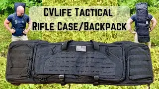 CVLife Double Rifle Case/Backpack and Tactical Range Bag!