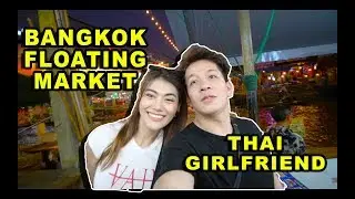 Thai Girlfriend At Bangkok Floating Market | AMPHAWA FLOATING MARKET THAILAND