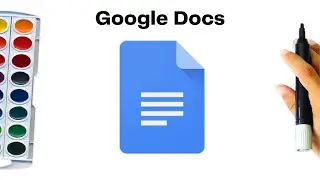 Google docs logo drawing | How to draw easy | GOOGLE DOCs