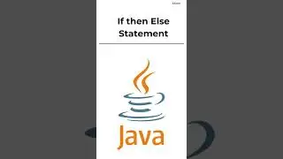 if then else statements | #java #shorts #youtubeshorts