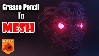Blender Grease Pencil to Mesh