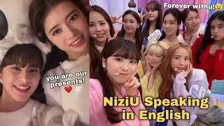 NiziU Speaking in English Compilation #3