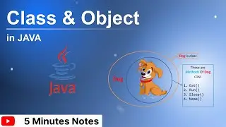 Notes - Class and Object in java | 5 Minute Notes